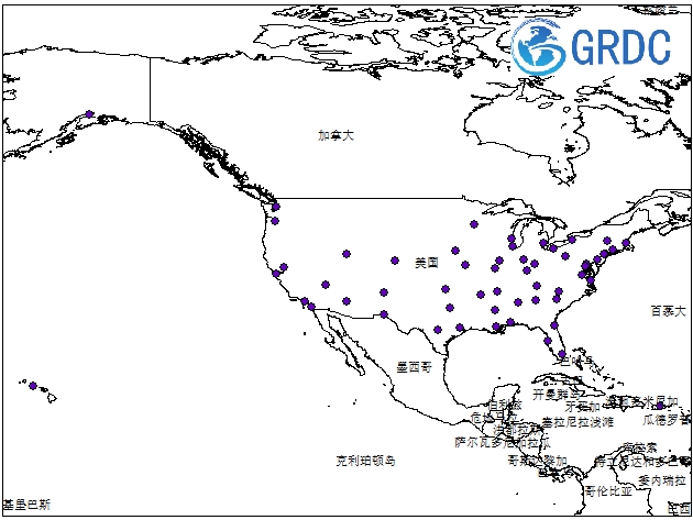 联邦调查局 （FBI） 外地办事处 （FO） 地点